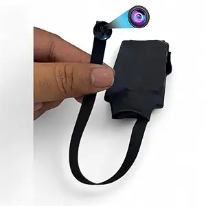 4K Mini WiFi Security Camera | Button Style Indoor Camera | Works with & Without WiFi | Motion Detection | SD Card Support up to 128GB | Mobile App View