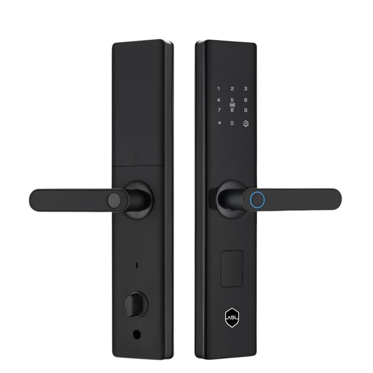 ASL Smart Door Lock Pro with Digital Doorbell | 4-Way Unlock Fingerprint Password RFID Card Key | Biometric Keyless Entry Electronic Lock | Free Installation 3 Year Warranty | ASL-400R
