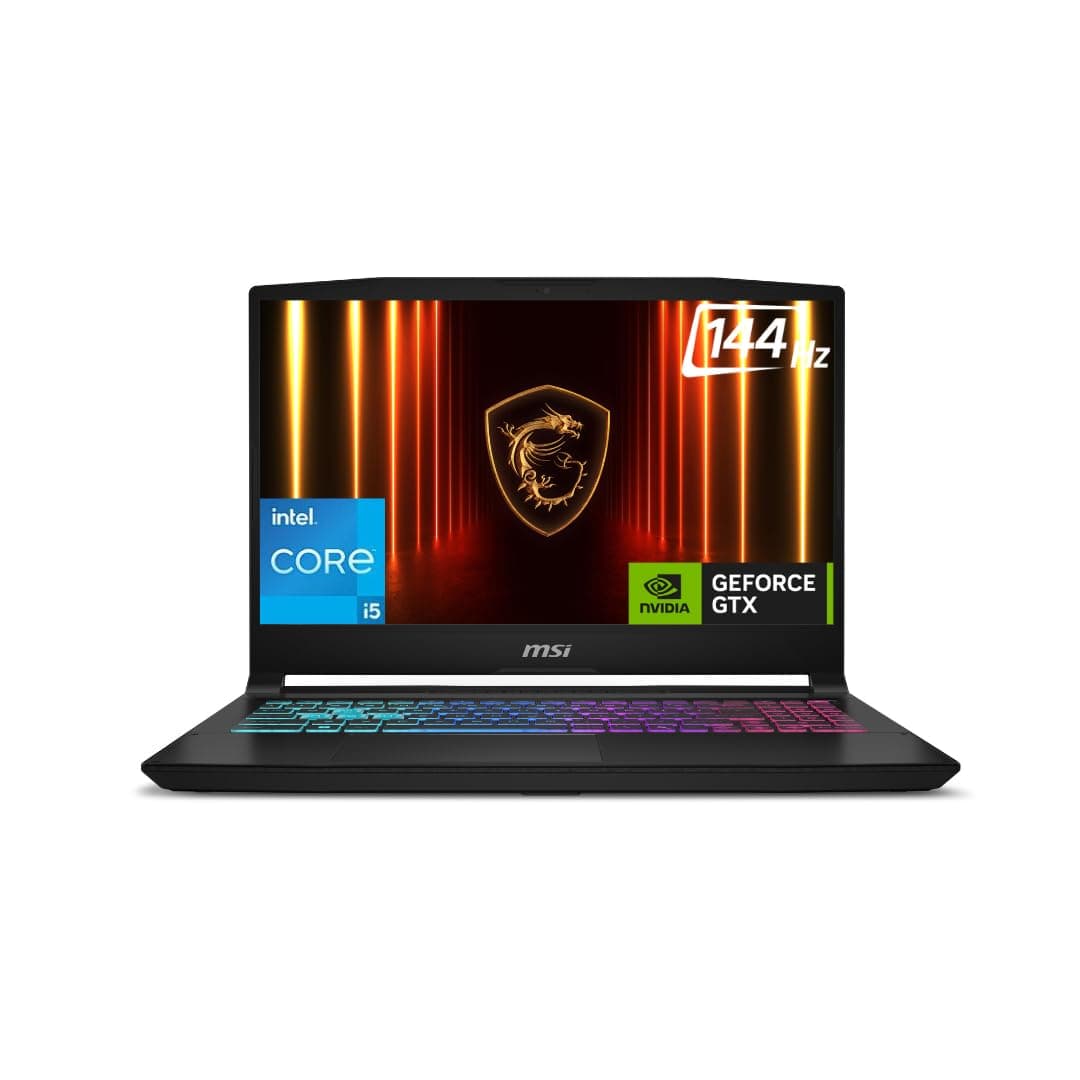 MSI Katana 15 HX, Intel 14th Gen. i5-14450HX, 40CM FHD 144Hz Gaming Laptop (16GB/512GB NVMe SSD/Windows 11 Home/NVIDIA GeForce RTX 5050, GDDR7 8GB/Black/2.4Kg) B14WEK-438IN