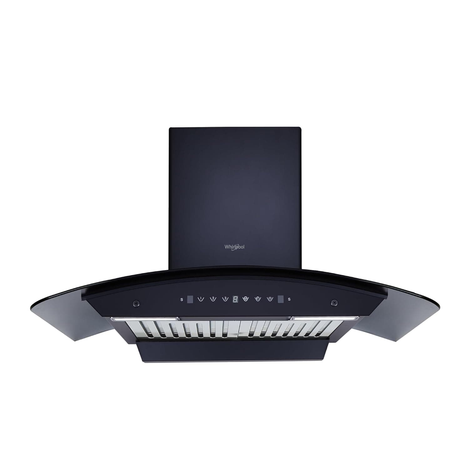 Whirlpool 90cm 1500 m3/hr Autoclean Baffle Filter Kitchen Chimney with 11 Years Warranty on Motor and 5 Years Comprehensive | Made In India | CGBF PRO 903 HAC BK HOOD | Touch + Gesture Control | Black