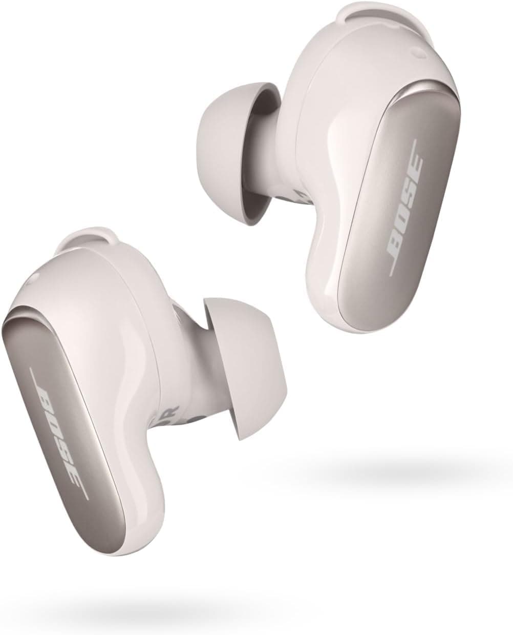 Bose New QuietComfort Ultra Wireless Noise Cancelling Earbuds, Bluetooth Noise Cancelling Earbuds with Spatial Audio and World-Class Noise Cancellation, White Smoke