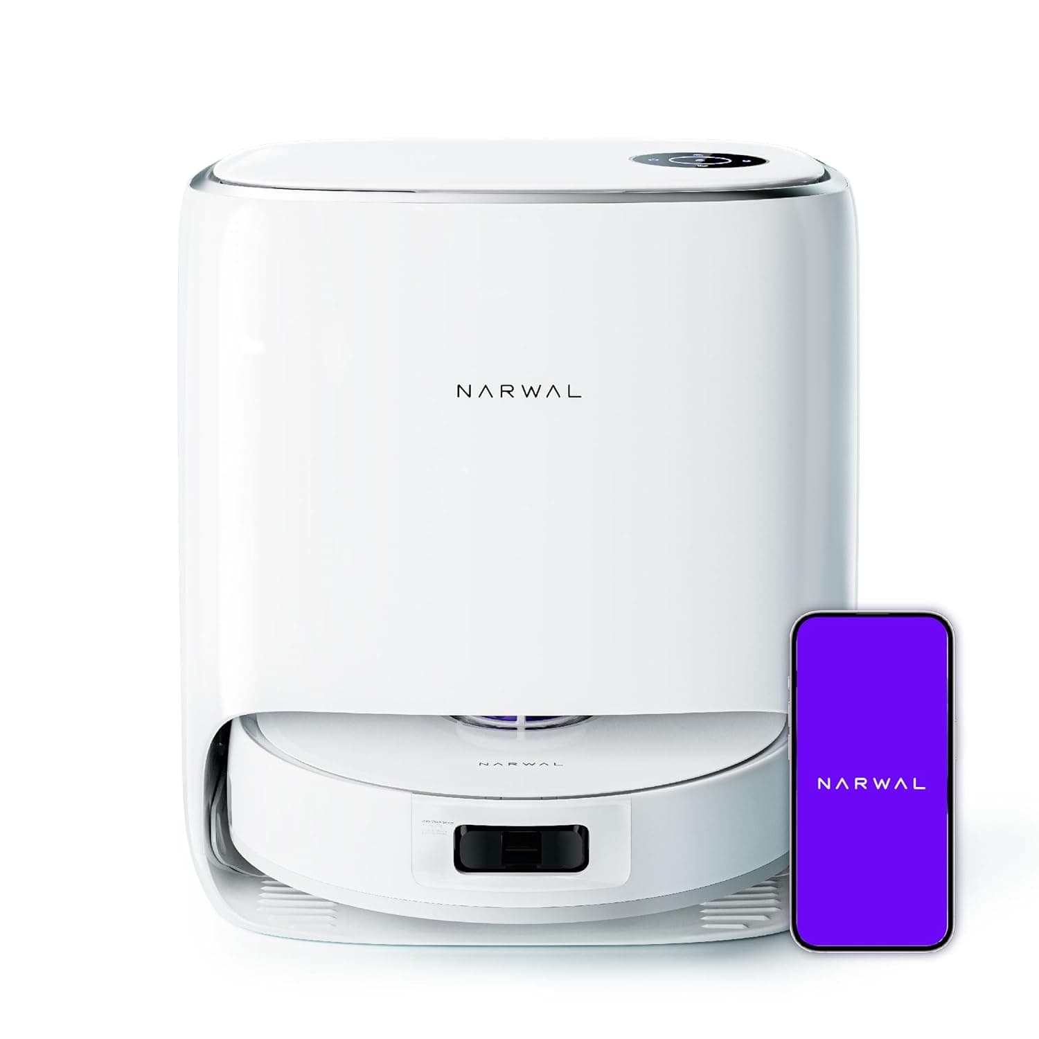 NARWAL Freo X Ultra Robot Vacuum & Mop Combo, 8200Pa Suction, Auto Mop Drying/Washing, Zero-Tangling, DirtSense™, Maintenance-Free Base, 3D Mapping, Google Home, Alexa, Siri Compatible