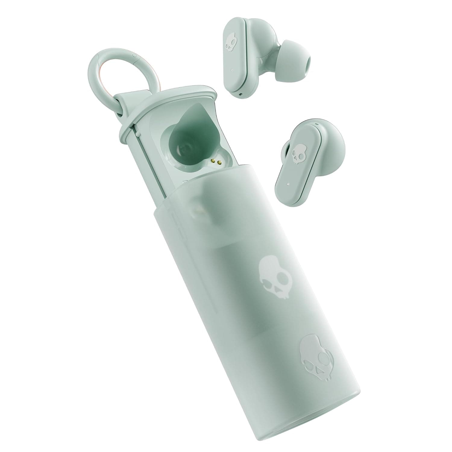 Skullcandy Dime Evo True Wireless Bluetooth Earbuds with Mic, 36Hr Battery, Multipoint Pairing, Google Fast Pair, Stay-Aware Mode, IPX4 Sweat Resistant TWS Earbuds - Preppy Summer