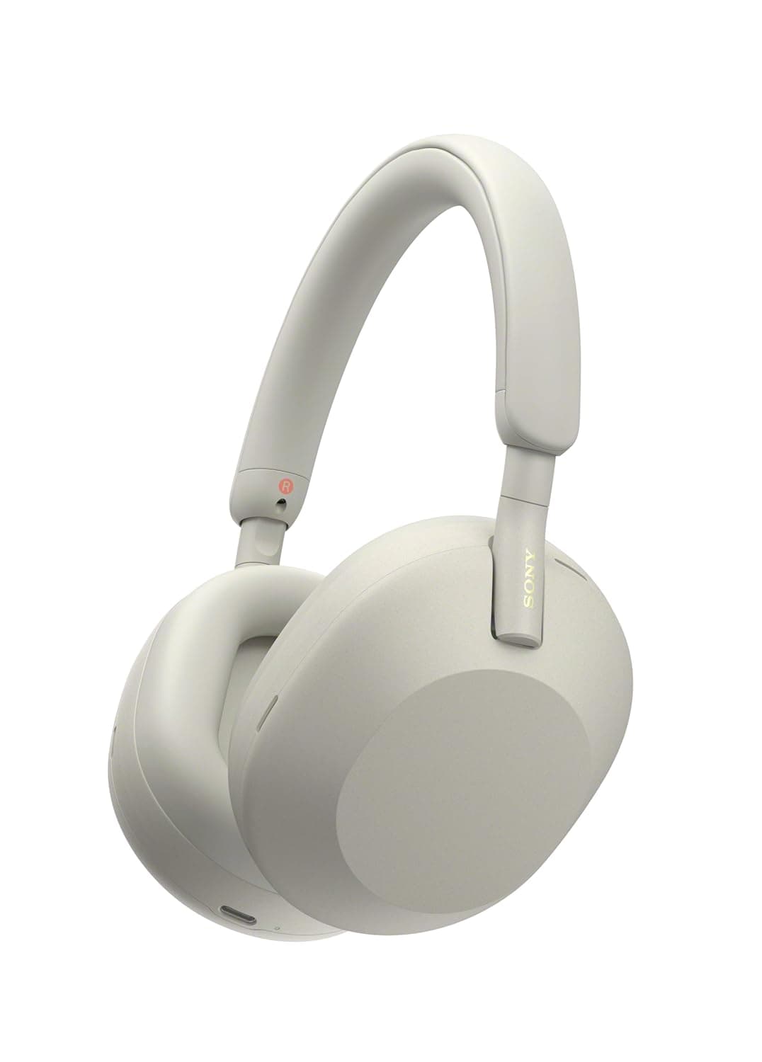 Sony WH-1000XM5 Best Active Noise Cancelling Wireless Bluetooth Over Ear Headphones with Mic for Clear Calling,Battery Life 30 Hours -White