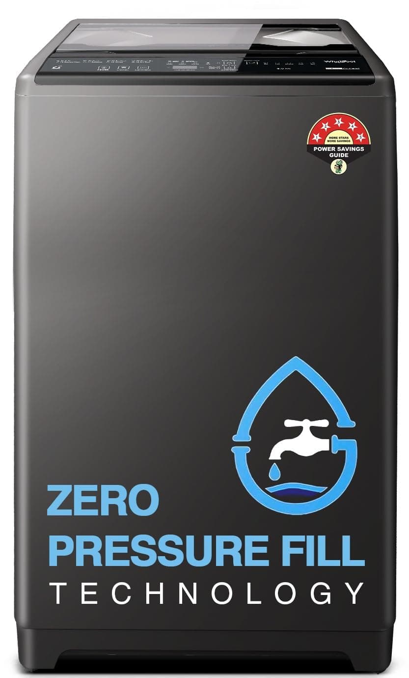 Whirlpool 6.5 kg Magic Clean 5 Star Fully Automatic Top Load Washing Machine Grey (MAGIC CLEAN 6.5 GENX GREY 5YrMW)