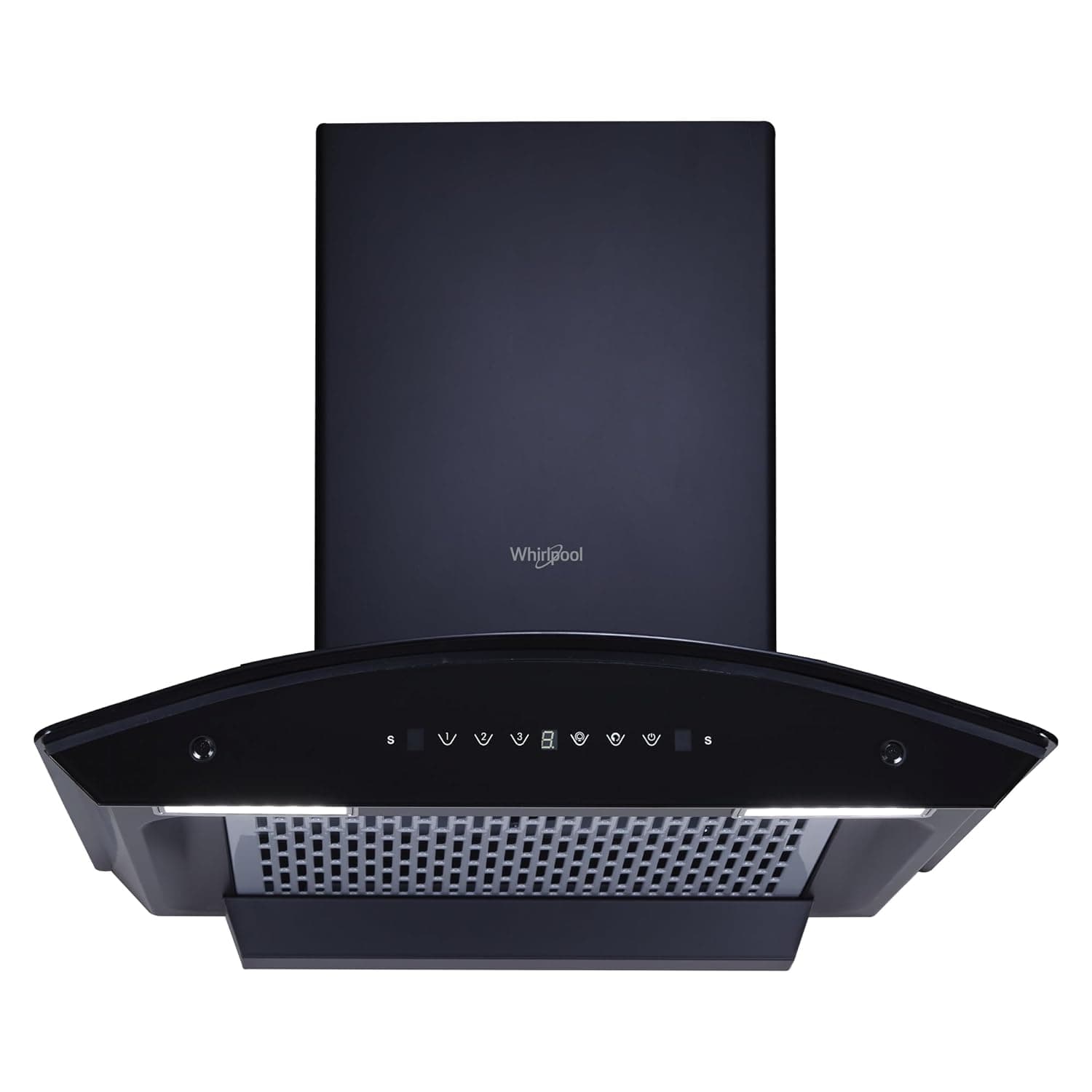 Whirlpool 60cm 1600 m3/hr Filterless Autoclean Kitchen Chimney with 11 Years Warranty on Motor and 5 Years Comprehensive | Made In India | CGFL PRO 604 HAC BK HOOD | Touch + Gesture Control | Black