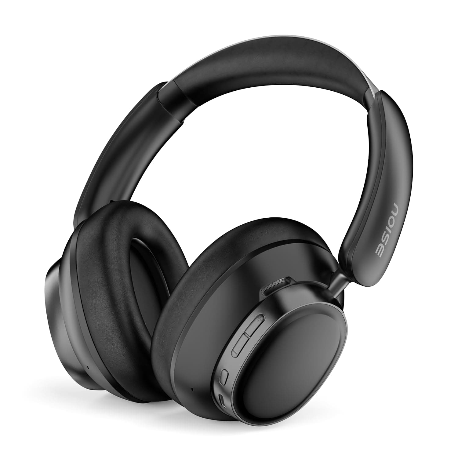 Noise Airwave Max 6 Wireless Bluetooth Headphones (2026 Launch), Hi-Res LDAC Audio, Adaptive ANC 45dB, 120H Battery, Low Latency 80ms, Deep Bass, Over-Ear Noise Cancelling Headphones (Carbon Black)