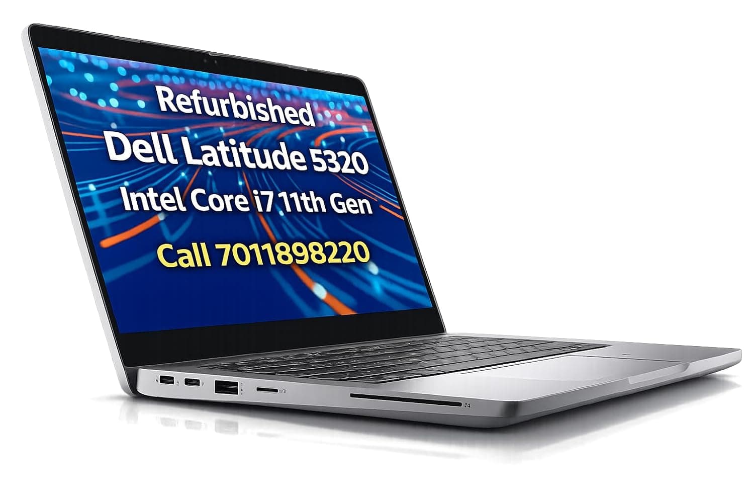 Certified Latitude 5320 Business Laptop | Core i7 11th Gen (1185G7 @ 3.0Ghz) Quad Core | 32GB RAM @ 3200 Mhz | Upto 2TB NVME SSD | 13" FHD Display | Win 11 Pro (Ultra Light -1.2Kgs) (128, GB)