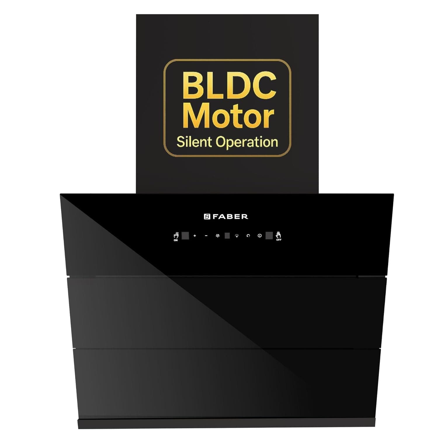 Faber Energy 60cm 1500m³/hr BLDC Autoclean Chimney|9 Speed Silent Hood|Energy Efficient|Filterless |Touch&Gesture Control |12Yr Motor,2Yr Comprehensive Warranty by Faber|Energy BLDC FL SC HC BK IN 60