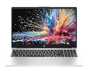 HP 255R G10 Business Laptop (2026) – AMD Ryzen 3 7335U, 16GB DDR5 RAM, 512GB SSD, 15.6” FHD Display, Windows 11 Pro + MS Office 2024, Copilot Key, Thin & Light, Turbo Silver