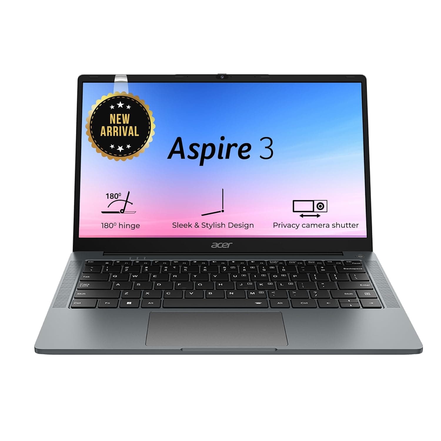 acer Aspire 3 Intel Pentium N100 Processor Laptop with 35.56 cm (14") Full HD IPS Display (16 GB RAM/512 GB SSD/Intel Graphics/Win11 Home/WiFi 6/38Wh) A324-31, Steel Gray, 1.45KG