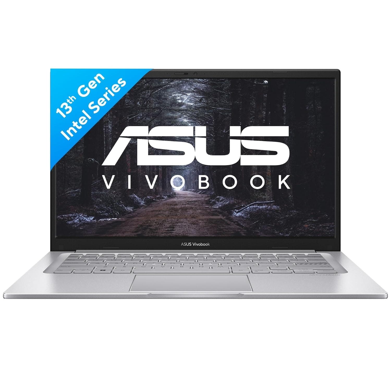 ASUS Vivobook 14 (2025),13th Gen, Intel Core i3-1315U, 8GB RAM, 512GB SSD, FHD, 14", (35.5 cm) Windows 11 Home, M365 Basic(1 Year)* Office 2024,Cool Silver,1.4 Kg, X1404VA-EB321WS, Thin & Light Laptop