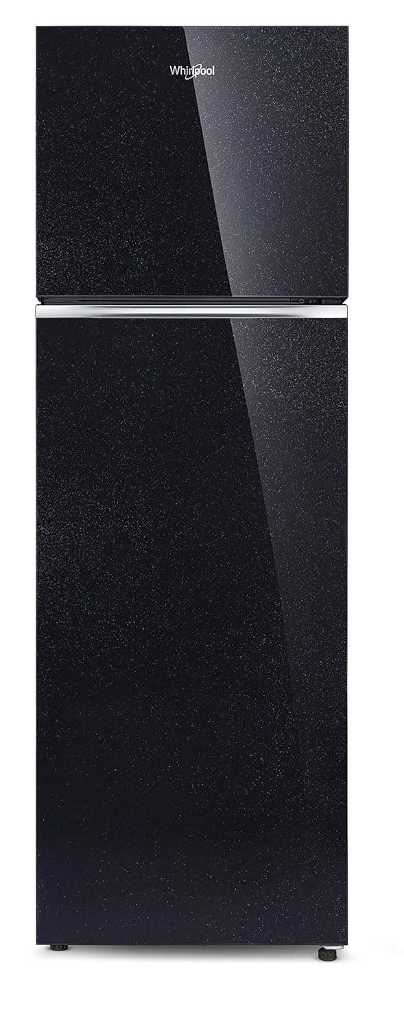 Whirlpool 265 L 2 Star Frost-Free Double Door Refrigerator (NEOFRESH GD PRM 278 2S, Crystal Black, Glass Door)